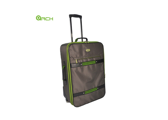 Gepäck-Tasche des Vorhängeschloss-600D stellt Laufkatzen-Koffer mit halb Stransparent-Rochen-Rädern ein