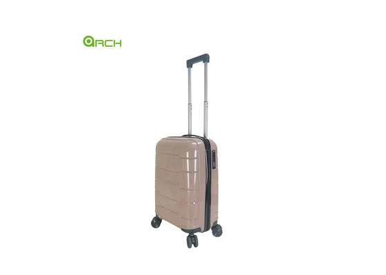 Lieferant PP-Hard-Sided-Reisewagen mit Doppelspinnerrädern