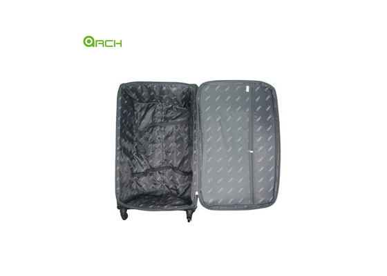 Billige Spinner-Räder Reisewagen Weichseitiges Gepäck mit zwei vorderen Taschen